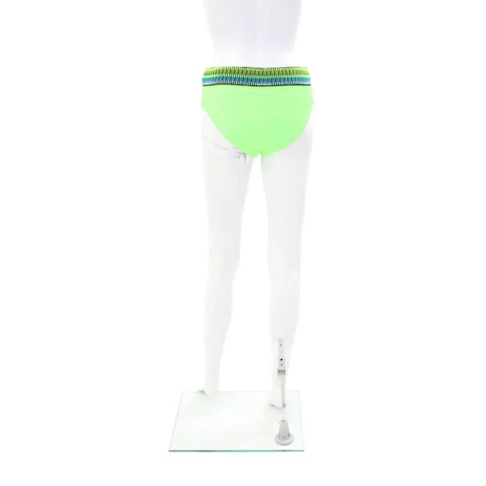 Peixoto Womens Kiki Zoni Bikini Bathing Suit Bottom Lime Green Size Extra Small